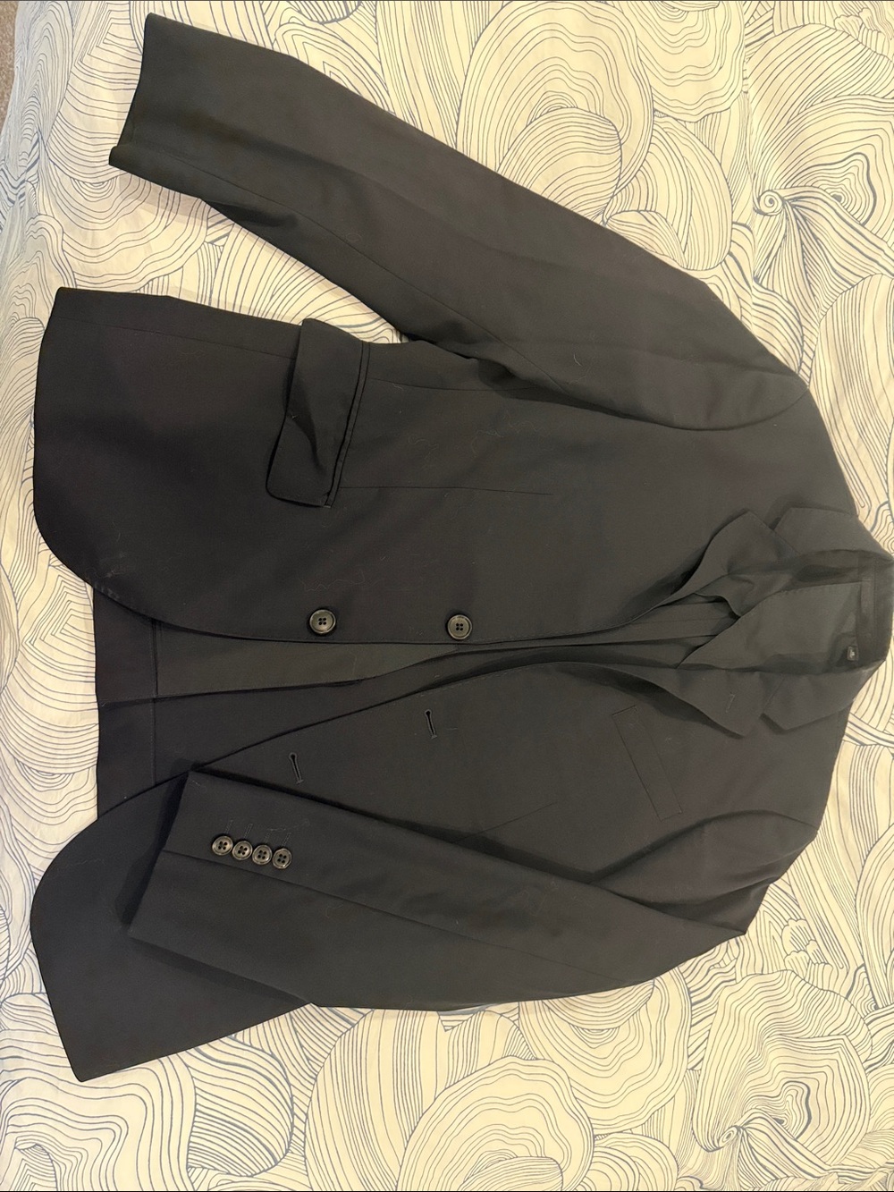 Uniqlo Men's Black Two-Button Blazer